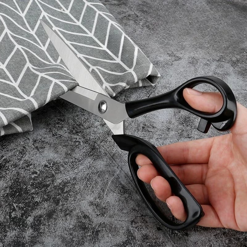 10 Inch Stainless Steel Tailor Shears for Fabric Leather Cutting Professional Sewing Craft DIY Apparel Making Tool Accessory - 2