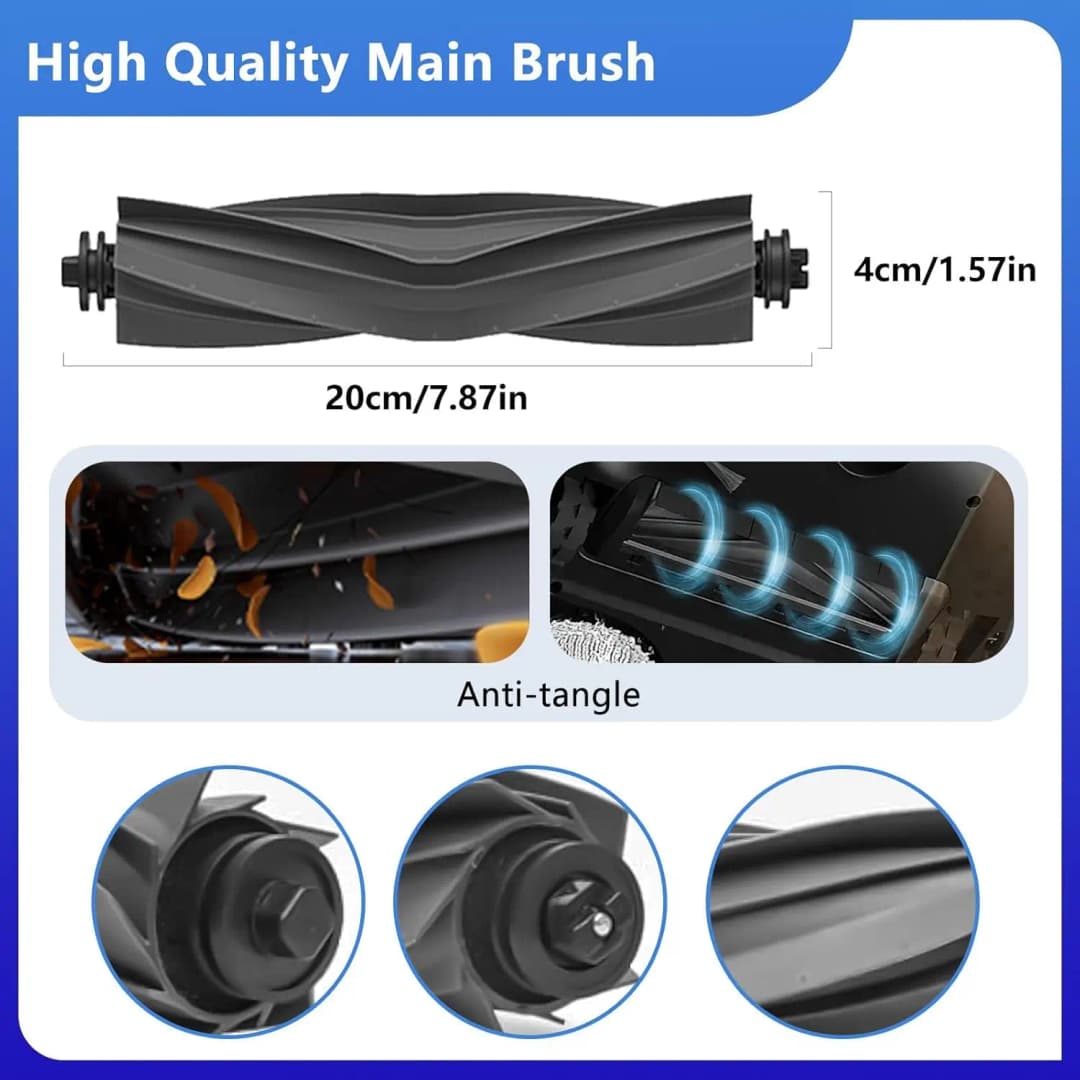 Dreame X40 Ultra / X40 Pro  Robot Vacuum Cleaner Accessories Main Side Brush Mop Cloth Hepa Filter Dust Bag Spare Parts - 2