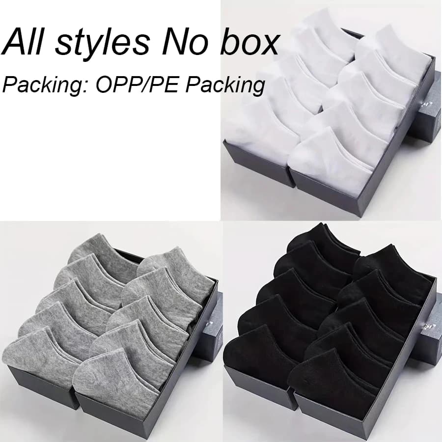 10/12/20/40 Pairs Men Boat Socks Business Sport Sweat Absorption Mature Summer Autumn Solid Color Soft Non Pilling Ankle Socks - 6