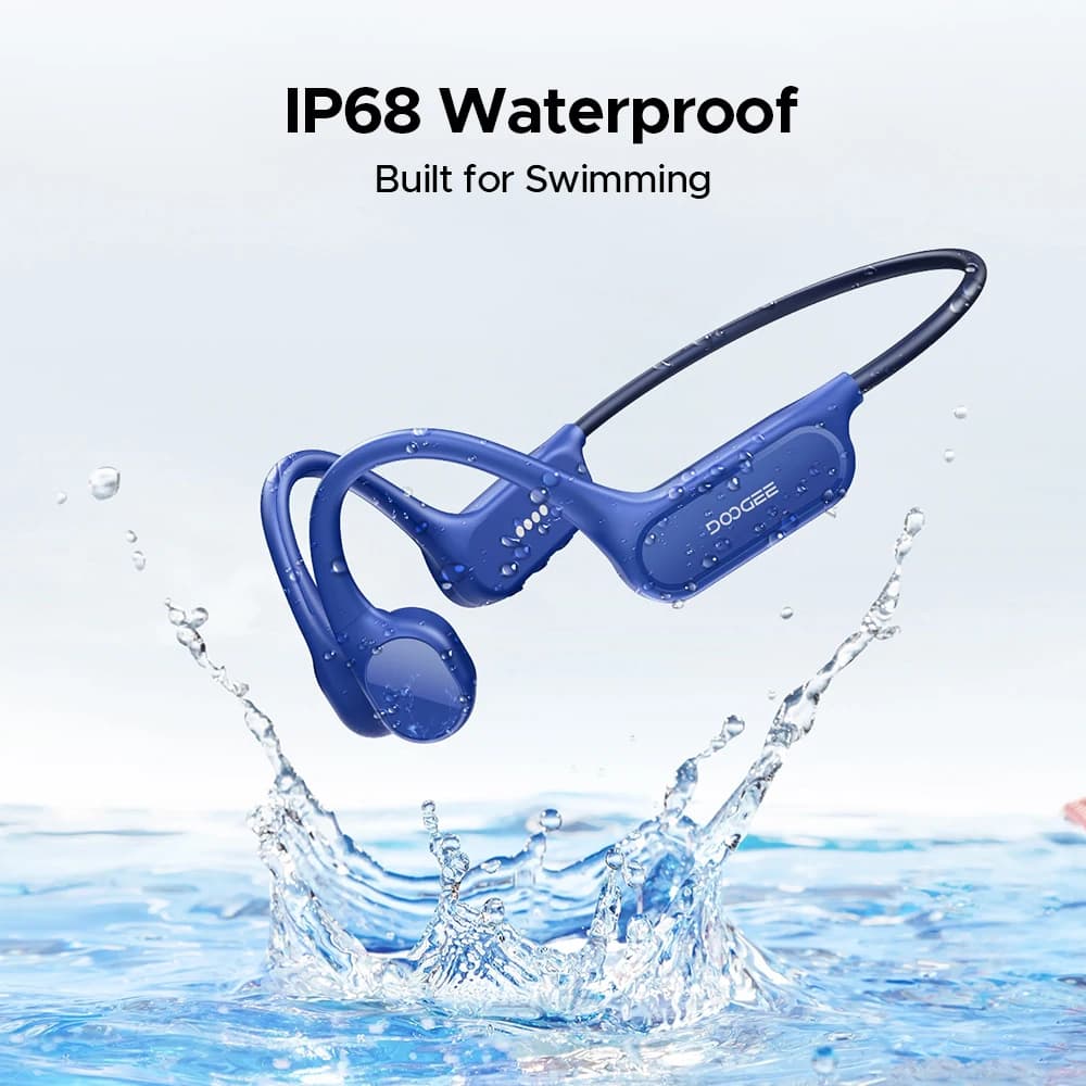 DOOGEE BoneBeat Swim Lite Bone Conduction Headphones Bluetooth 5.4 10 Hours Battery Life IP68 Waterproof Sports Headphones - 4