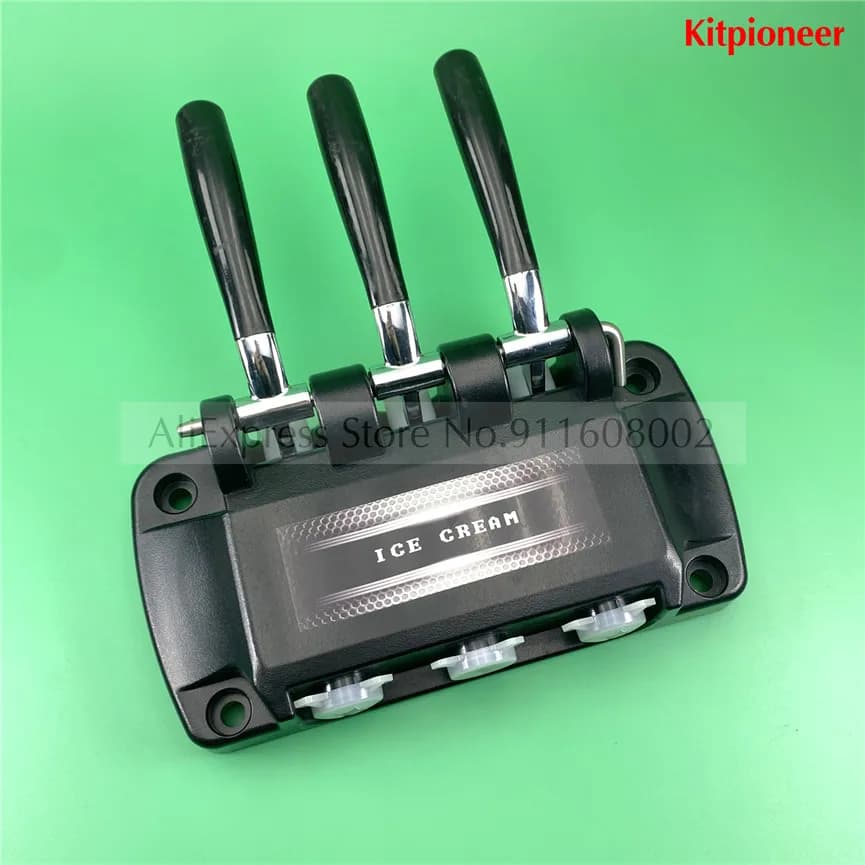 Full Set Of Valve Block Front Panel New Spare Parts Fittings Of VEVOR YKF Soft Serve Ice Cream Machines Accessories 3 Handles