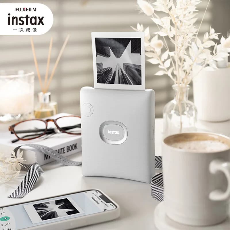 2025 Original FUJIFILM INSTAX SQUARE LINK Smartphone Photo Printer Bluetooth 4.2 Connectivity Midnight Green Ash White