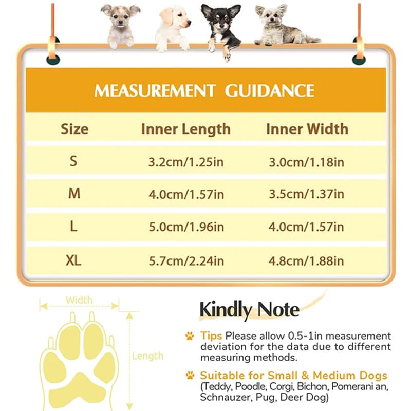 Pet Dog Shoes Breathable Waterproof Outdoor Walking Net Soft Summer Pet Shoes Night Safe Reflective Boots for Small Medium Dogs - 4