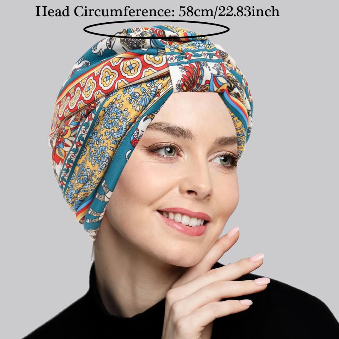 حجاب نسائي مسلم جديد بعقدة ملتوية قبعة كيميائية قبعة سرطان توربان بونيه وشاح رأس هندي قبعة عربية إسلامية - 5