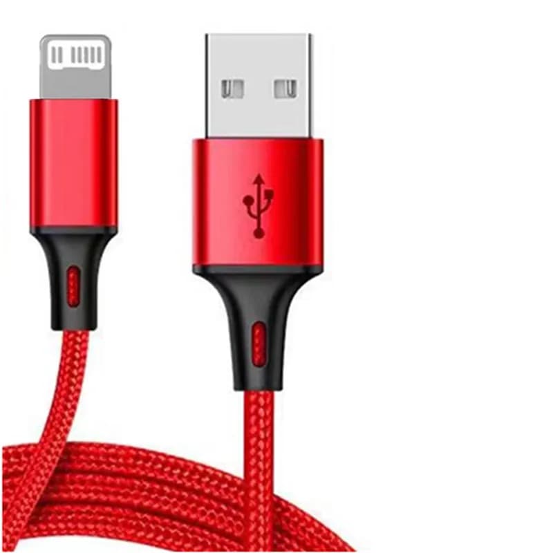 USB Cable For iPhone 11 12 13 14 Pro Max 6 7 8 Plus X XS XR  SE 1m 2m 3m Long 0.25m 0.5m Short iOS Data Charger Cord Fast Charge - 3