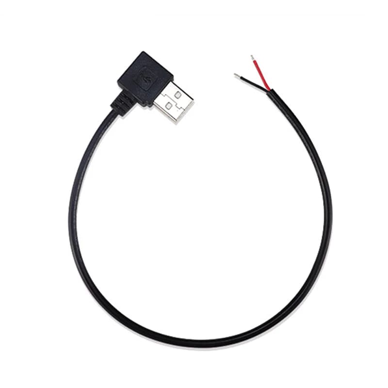 1 قطعة 2Pin 4Pin المصغّر USB/نوع C موصل شاحن USB 2.0 نوع A الكوع رئيس ذكر إمدادات الطاقة تمديد كابل لتقوم بها بنفسك خط البيانات - 6
