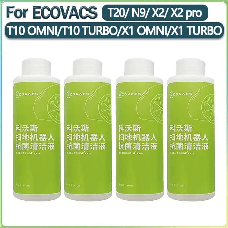 ECOVACS cleaning fluid T20/ N9/ T10 OMNI/T10 TURBO/X1 OMNI/X1 TURBO/ X2/X2 pro Floor Cleaning Solution Liqui