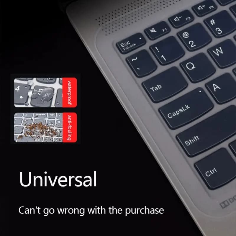 Laptop Keyboard Protective Film 14 Inches 15.6 universal 13.3 Laptop Lenovo Asus Dell HP Dustproof - 2