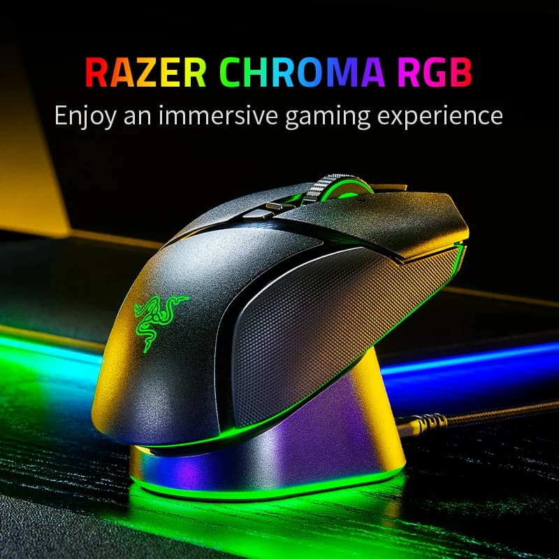 ماوس Razer Basilisk V3 Pro ثنائي الوضع لاسلكي RGB للألعاب - 2