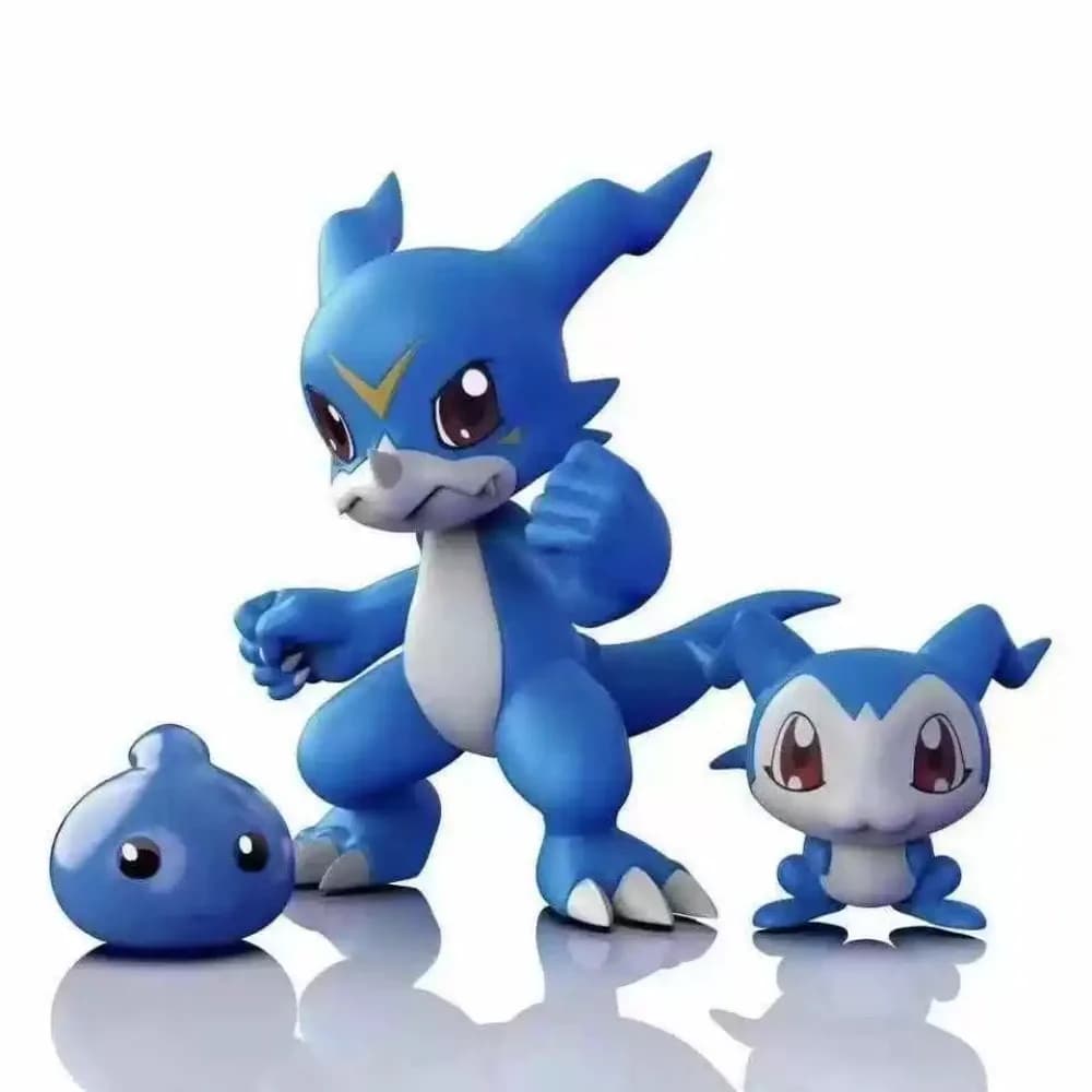 شخصية أنيمي ديجيمون أدفنتشر في-مون وجومامون من 2-6 سم، شخصيات أكشن من مادة بي في سي، مجموعة نماذج ألعاب للأطفال كهدايا