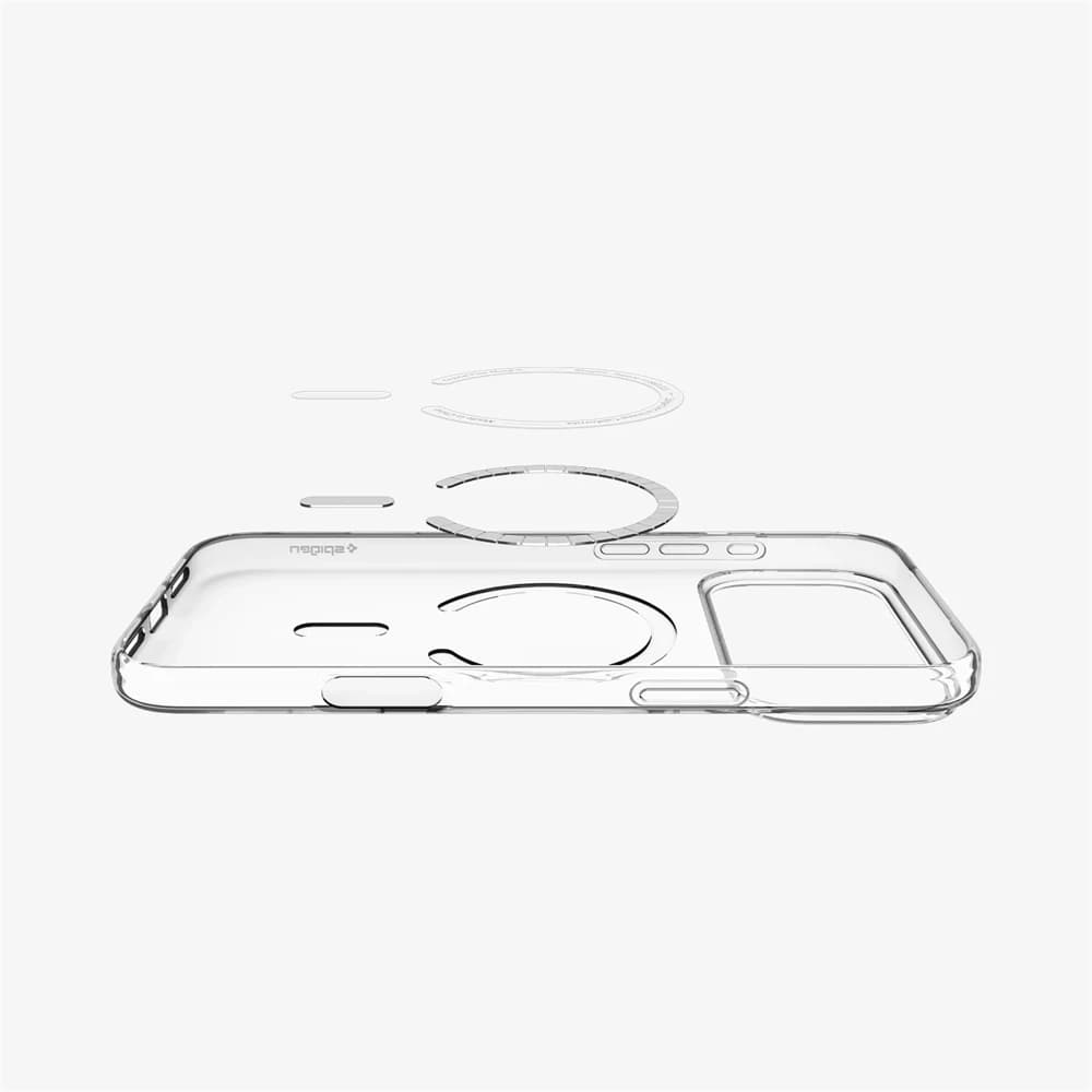 Spigen For iPhone 17 Pro Max 16 15 14 13 12Plus Air For Magsafe Magnetic Case Ultra Hybrid MagFit TPU Anti Yellowing Clear Cover - 4