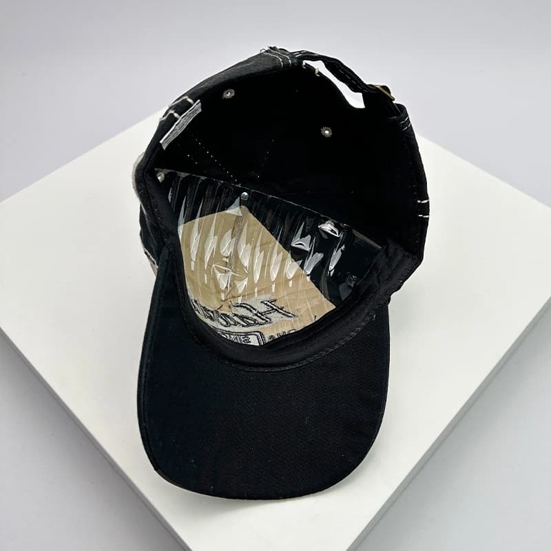 Korean Vintage Washing Men Women Baseball Hats Cotton Snapback Caps Embroidery New Versatile Fashion Letter Leisure Distress - 5