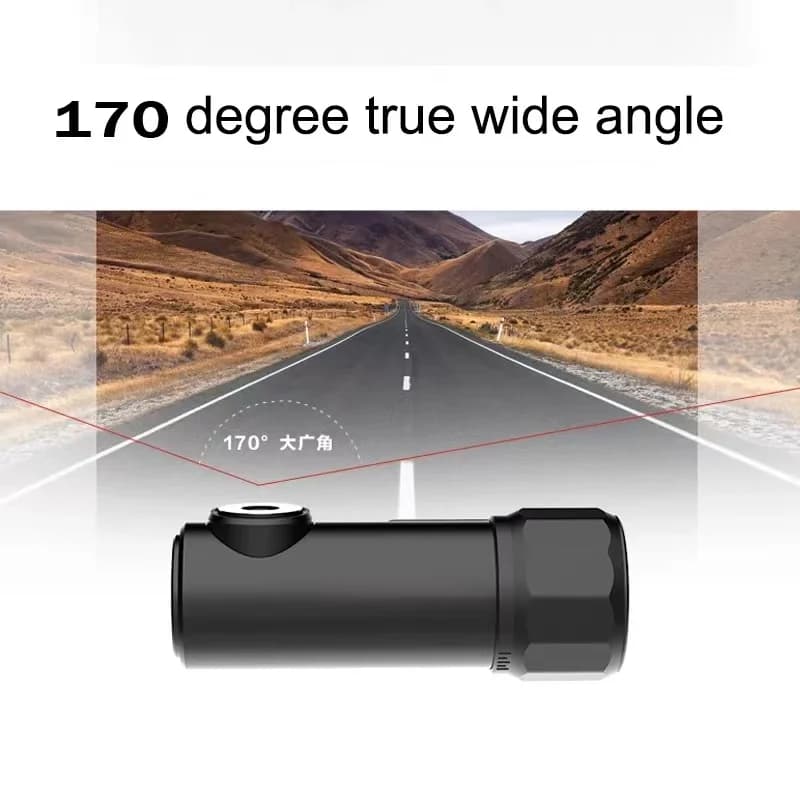 كاميرا سيارة ذكية بدقة HD1080P مع تطبيق تحكم واي فاي واتصال USB، مسجل فيديو برؤية ليلية - 5