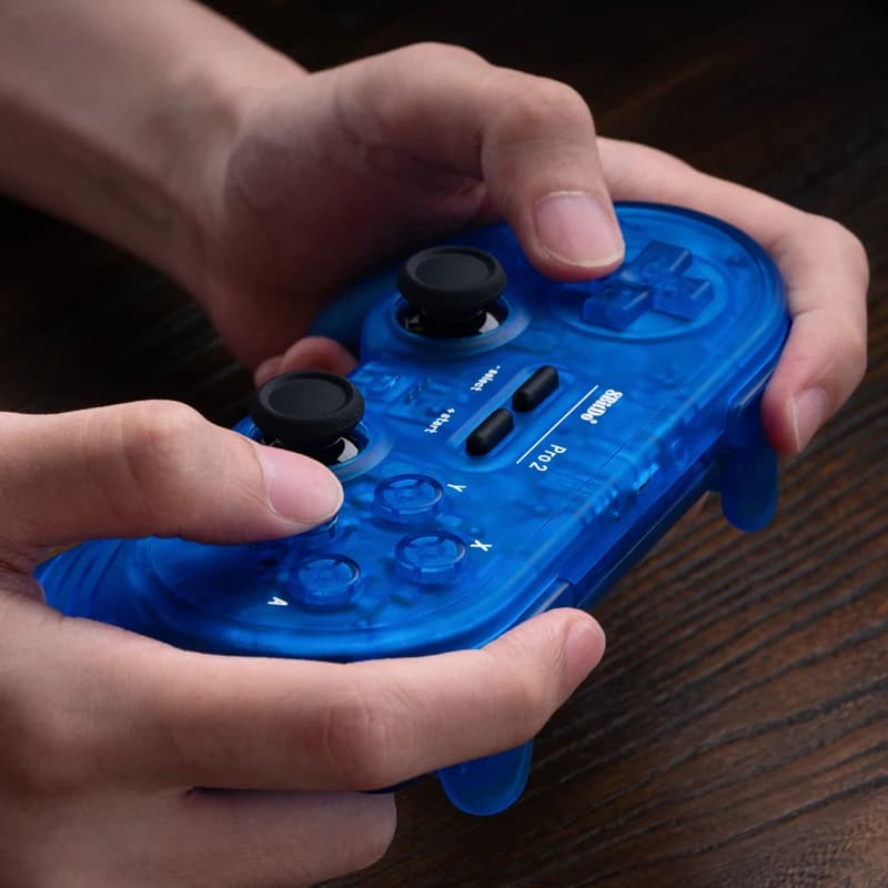 8Bitdo وحدة تحكم بلوتوث Pro 2 مع عصا تحكم بتأثير هول جيمباد لاسلكي لجهاز Switch /Switch 2 PC macOS Android Steam Raspberry Pi - 5