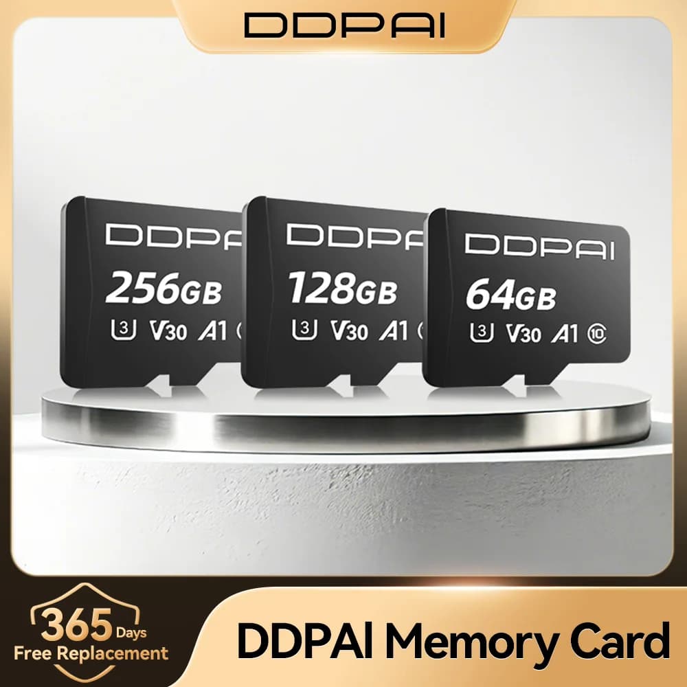 DDPAI Dash Cam Memory Card 64GB 128GB 256GB 512GB Class 10 High Speed for DDPAI Car Camera