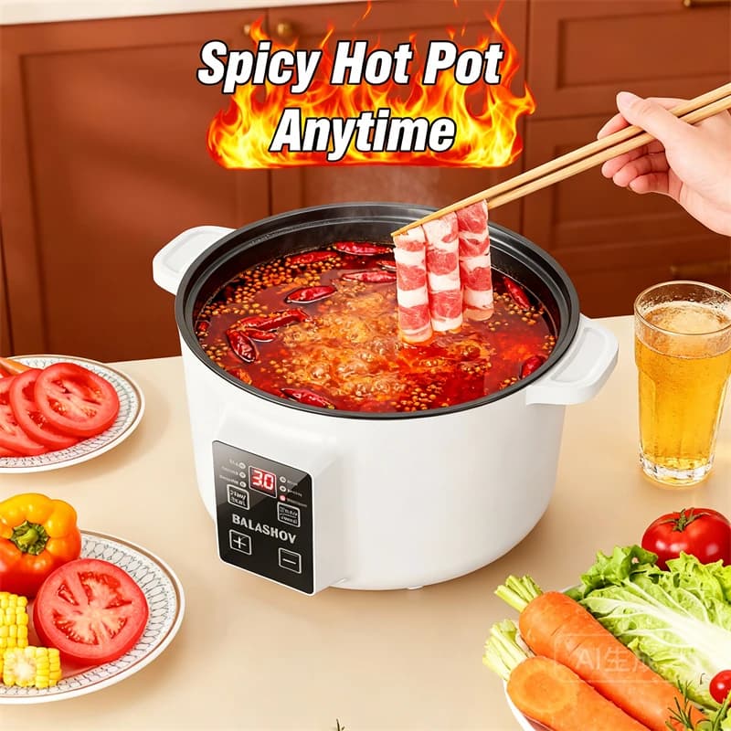 220V Household Multi Cookers 3.5L Electric Cooker Non-stick Cooking pot Hot Pot Smart Rice cooker Cooking Appliances - 3