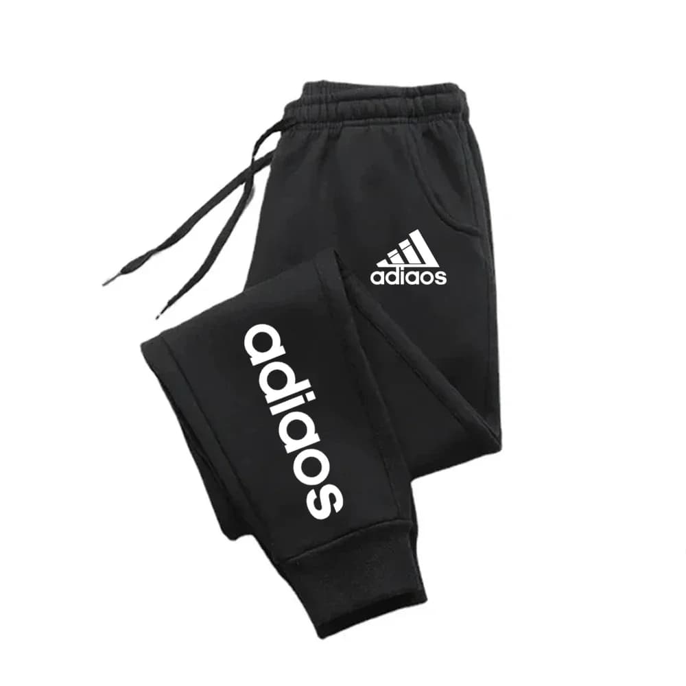 Men's sweatpants, trendy  autumn and winter sports pants, jogging fitness running pants, casual, trendy, comfortable and fas - 2