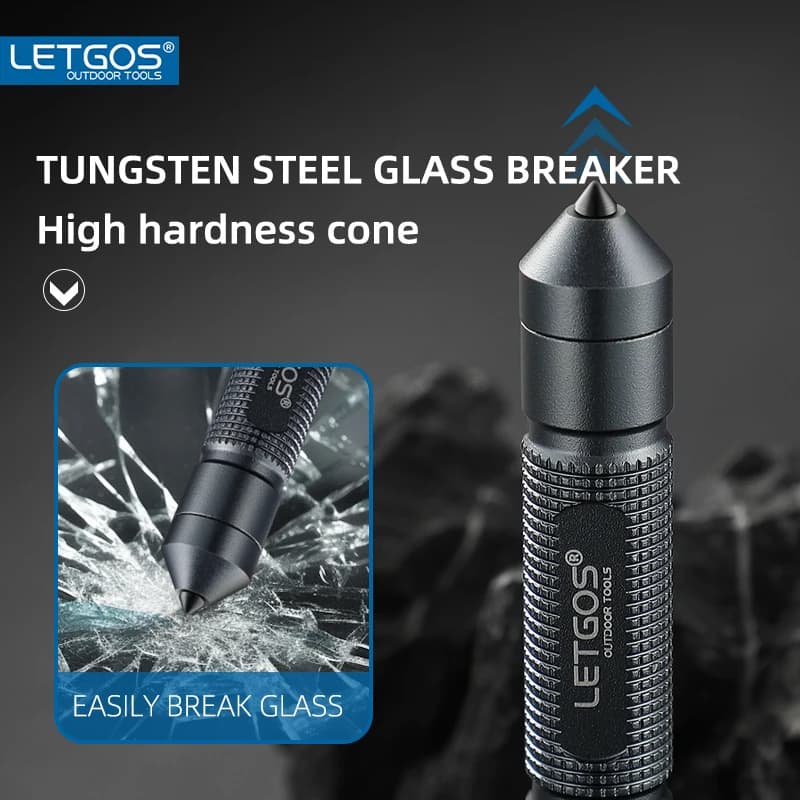 صفارة نجاة متعددة عالية التردد معدات طوارئ إنقاذ خارجية تخييم تسلق كاسر زجاج تكتيكي - 3