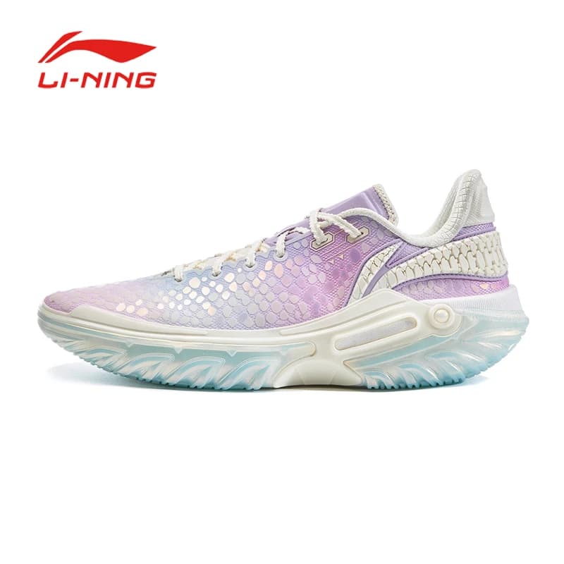 LI NING JIEAO 2ST  Youth outdoor basketball shoes, low cut men's anti slip, wear-resistant, shock-absorbing sports shoes