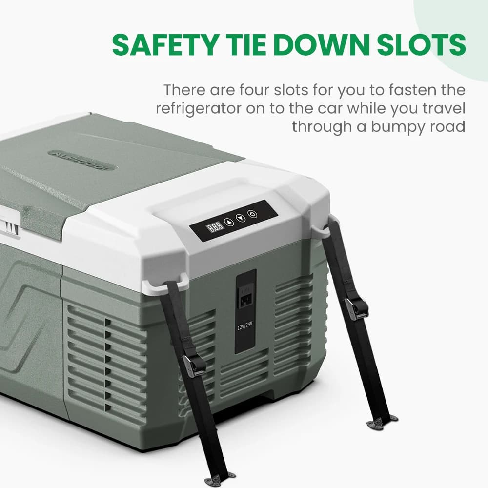 ثلاجة محمولة Alpicool NL9 سعة 9 لتر 12V/24V ثلاجة سيارة صغيرة 100V~240V مبرد كهربائي صغير قابل للتوصيل بالمقبس للتخييم - 5