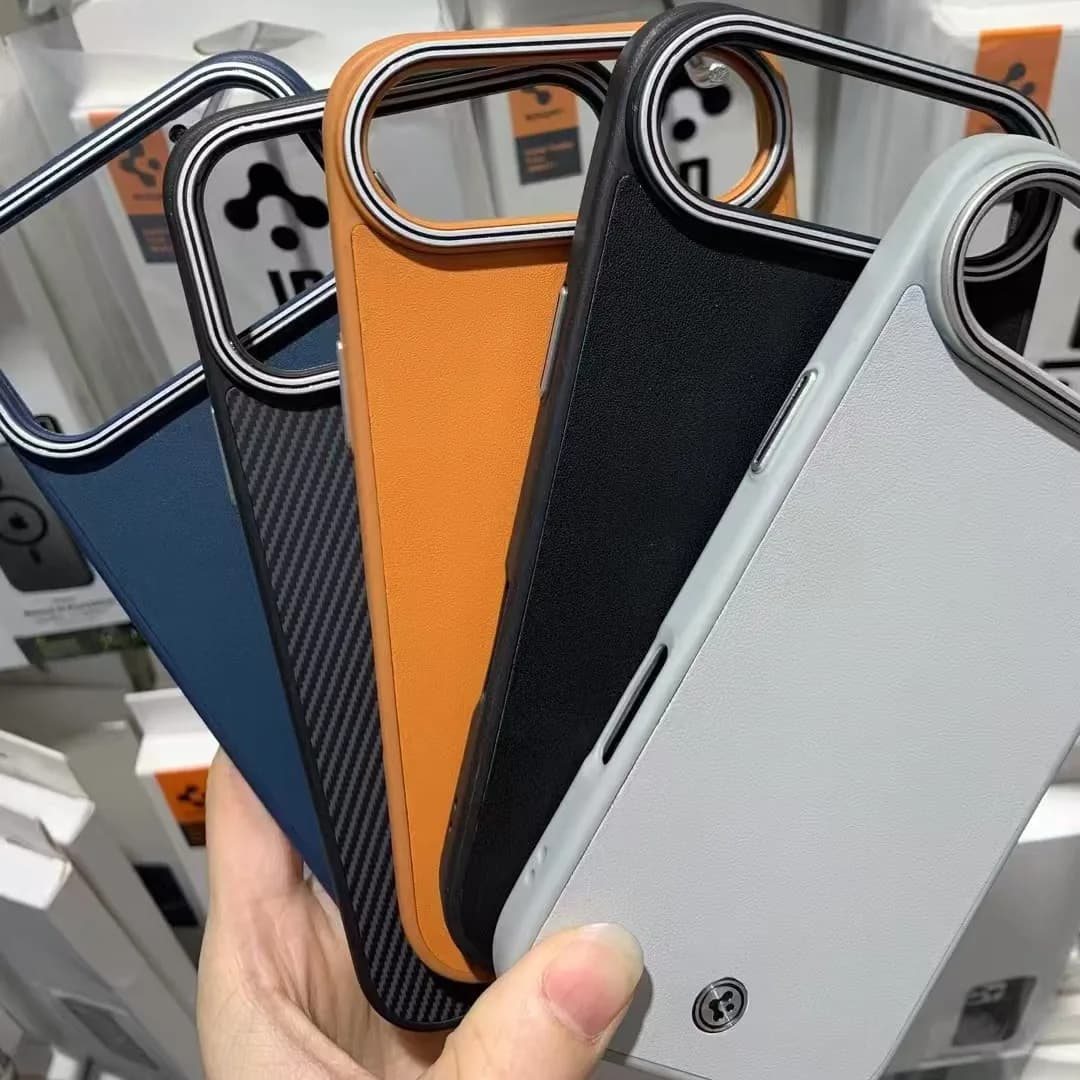 جراب Spigen أصلي مناسب لـ iPhone 17 Pro Max و17 Pro، جراب جلد أعمال مغناطيسي مقاوم للانزلاق والسقوط - 2