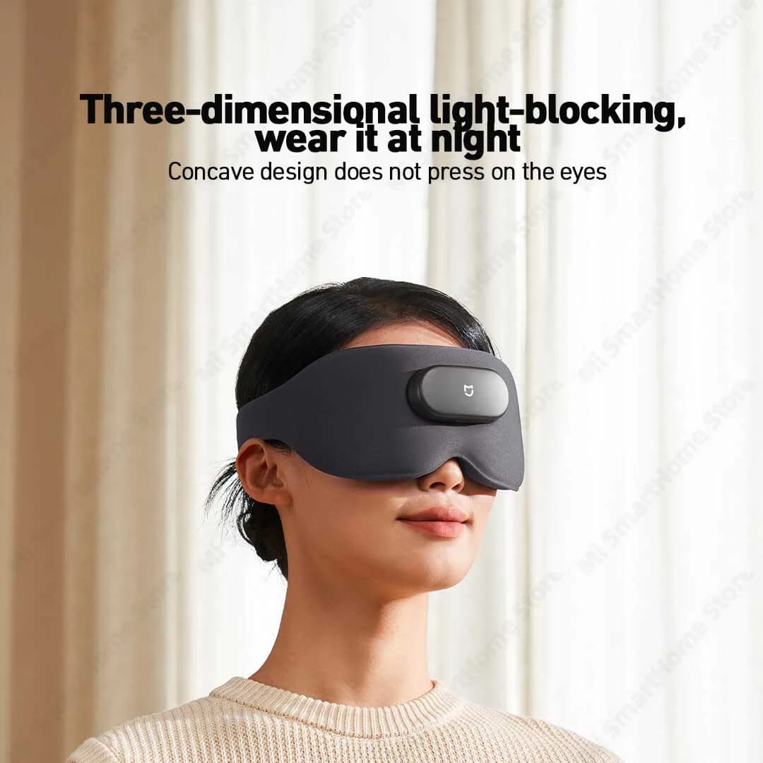 Xiaomi Mi Smart Massage Eye Mask, 3D Blackout Heat Therapy SPA Vibration Zone Massage 800mAh APP Control 100g Lightweight - 2