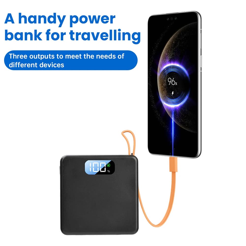 DIY Power Bank 18650 Removable Weld-Free Portable Battery Bank 22.5W Fast Charging 10000mAh Rechargeable Module With LCD Display - 6