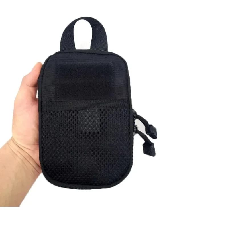 حقيبة خصر متوافقة مع نظام MOLLE، حقيبة متعددة الوظائف لتنظيم الأدوات الرياضية الخارجية، جراب هاتف للمشي والجري - 2