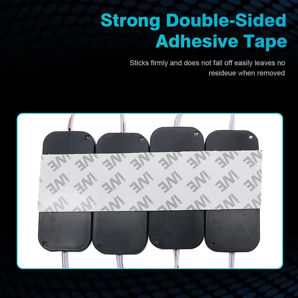 1 قطعة 12 فولت Led وحدة الشيطان شيطان العين ستروب تحذير ضوء لسيارة دراجة نارية RGB - 5