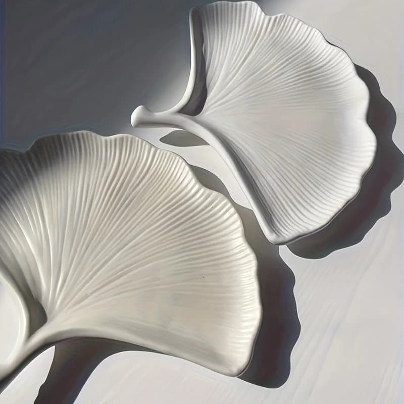 1pc Concrete Ginkgo Leaf Tray Silicone Mold Handmade Maple Leaves Shape Jewelry Storage Tray Dish Tray Molds