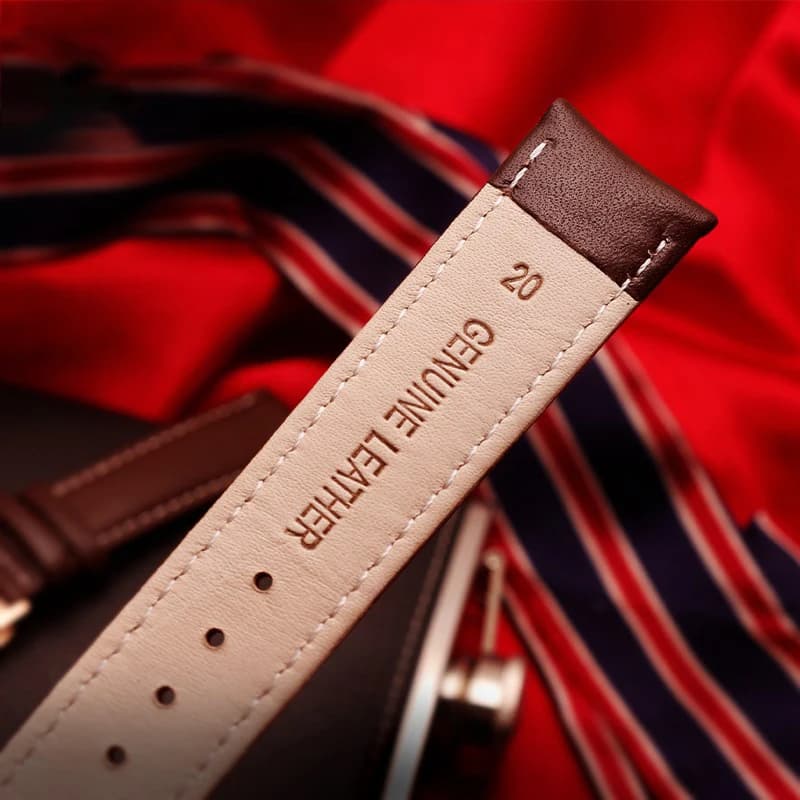 20mm 22mm Genuine Leather Watchband Casio BEM-501 506 307 EDIFICE Series EFB-530 MTP-1303 Watch Band Bracelet Strap Black Brown - 4