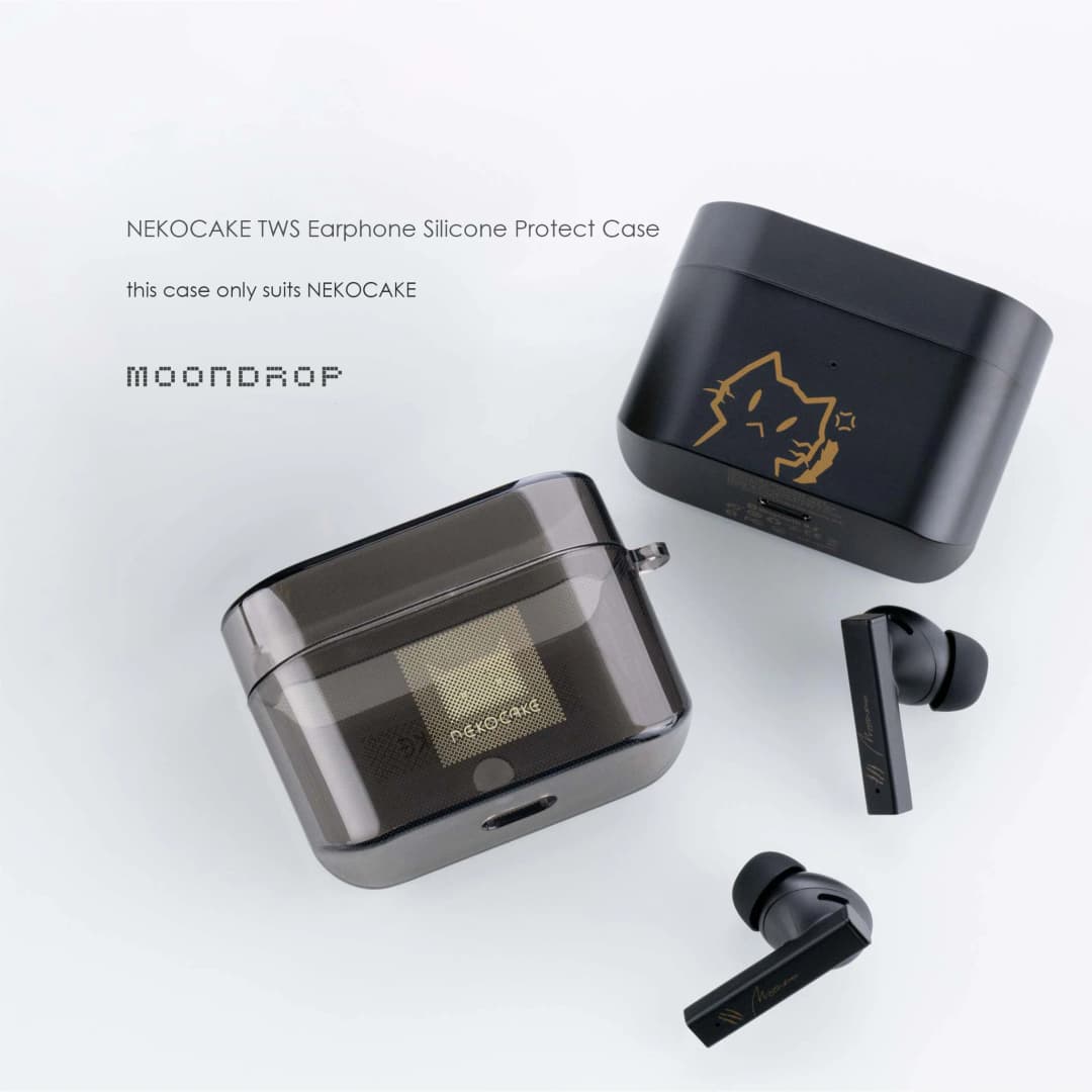 غطاء حماية سيليكون من MOONDROP لسماعات الأذن TWS Nekocake - 5