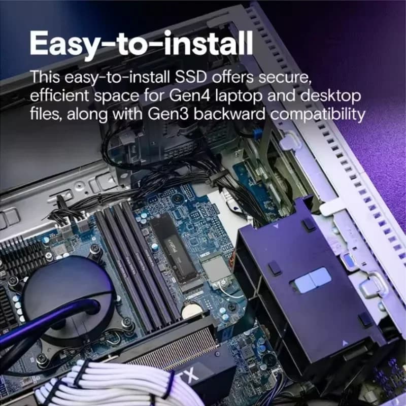 Internal M.2 NVMe SSD, Crucial P310 1TB/2TB 2280 PCIe 4.0 3D NAND Drive, Max 7100MB/s Speed for PC, OEM Packaging - 6
