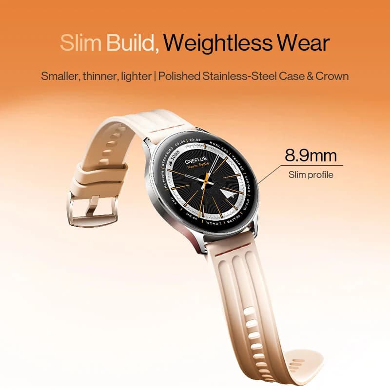 العرض الأول عالمياً لساعة ون بلس ووتش لايت الذكية الإصدار العالمي بطارية تدوم حتى 10 أيام نظام تحديد المواقع المزدوج شاشة AMOLED مقاس 1.46 بوصة - 2