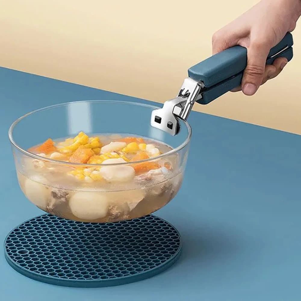 مكافحة السمط كليب القرص رافع باخرة المشبك قفازات السيليكون فرن الميكروويف صينية عدم الانزلاق عموم القابض اكسسوارات المطبخ - 6