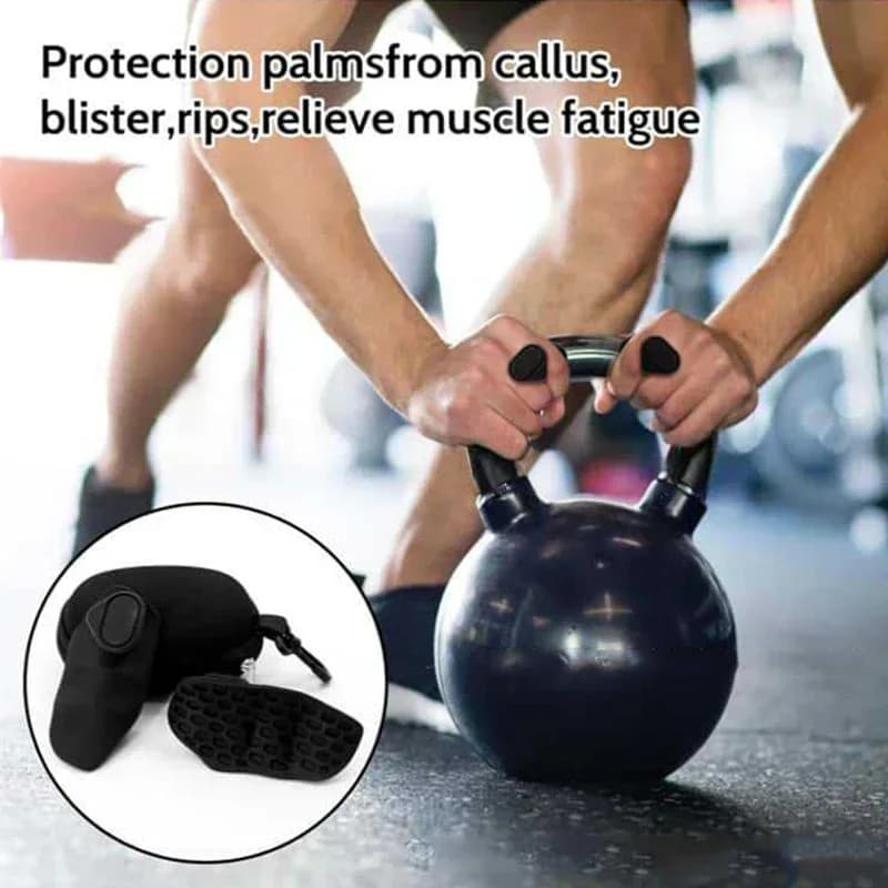 Gym Gloves Grip Strengthener Silicone Palm Grips Crosstraining Palm Grip Hand Protection for Gymnastics Weightlifting Exercise - 4