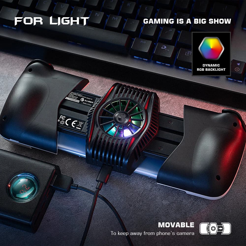 GameSir X3 Mobile Phone Gamepad with Cooling Fan for Cloud Gaming Xbox Game Pass, STADIA, xCloud, GeForce Now - 5