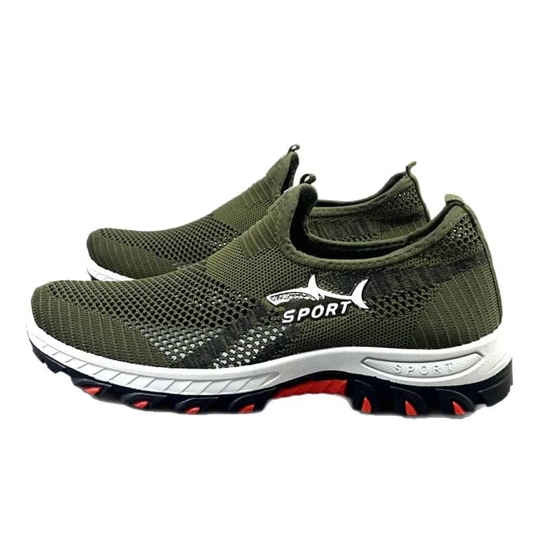 أحذية رجالية صيفية جديدة، ناعمة من الأسفل، كاجوال، شبكية، قابلة للتنفس، مريحة للأب في منتصف العمر وكبار السن - 5