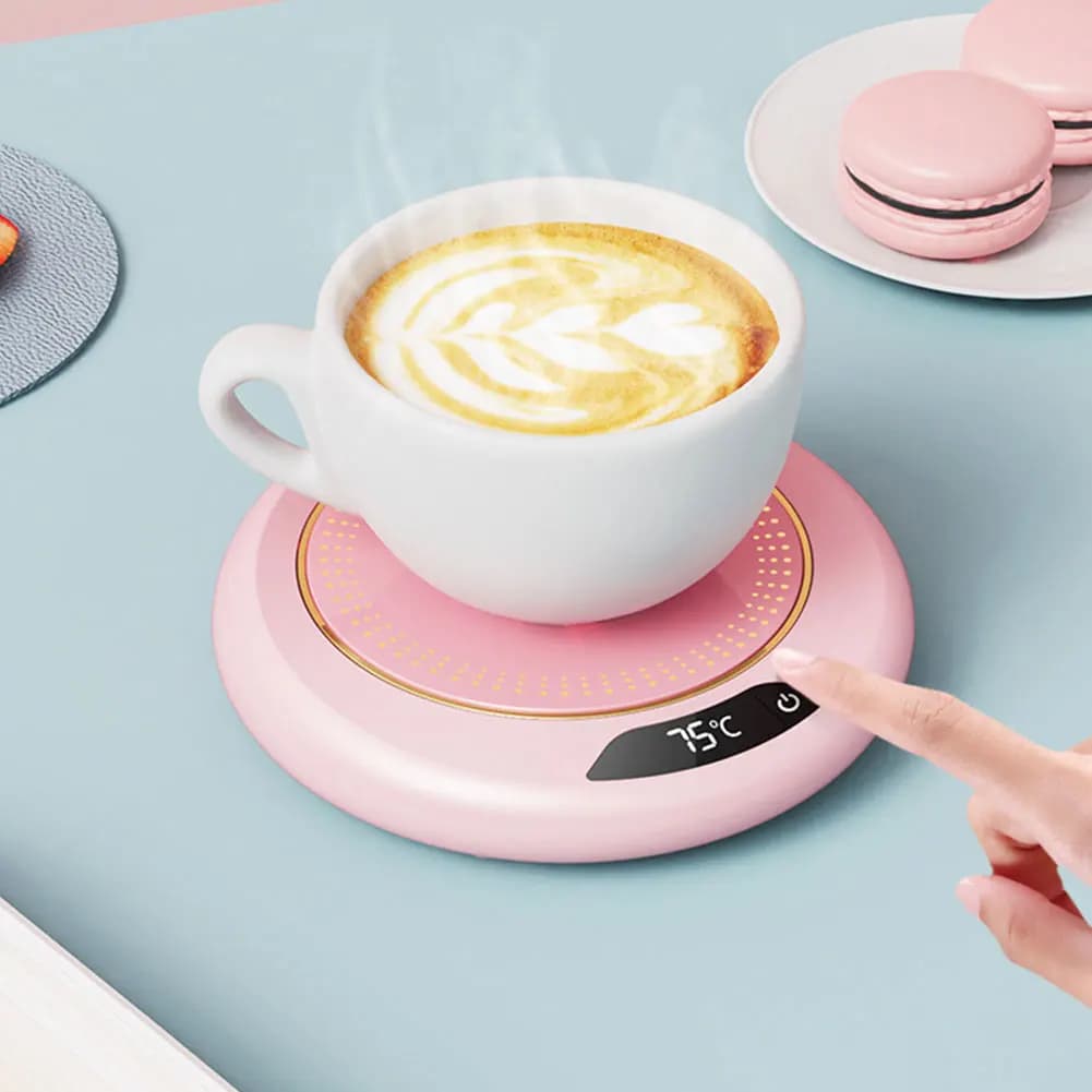 USB Coffee Mug Warmer 3 Temperature Setting Electric Beverage Warmer Coffee Warmer Plate for Hot Coffee Tea and Milk - 3