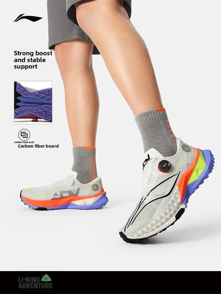LI NING DELU2 PRO Running shoes for men and women 2025 new lightweight breathable anti slip wear-resistant rebound sports shoes - 5