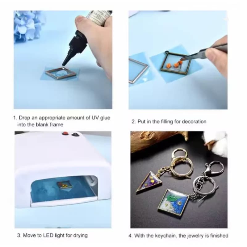 UV Resin - 100g Crystal Clear Hard Type UV Glue Ultraviolet Curing Epoxy Resin for DIY Jewelry Making, Craft Decoration - 5