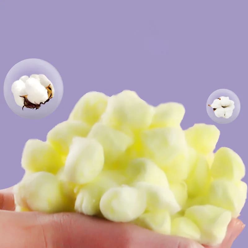 100pcs/pack Colorful Cotton Balls for Small Animal Cages - Hamster Rat Mouse Warm House Bedding Essential Pet Supplies Pack - 4