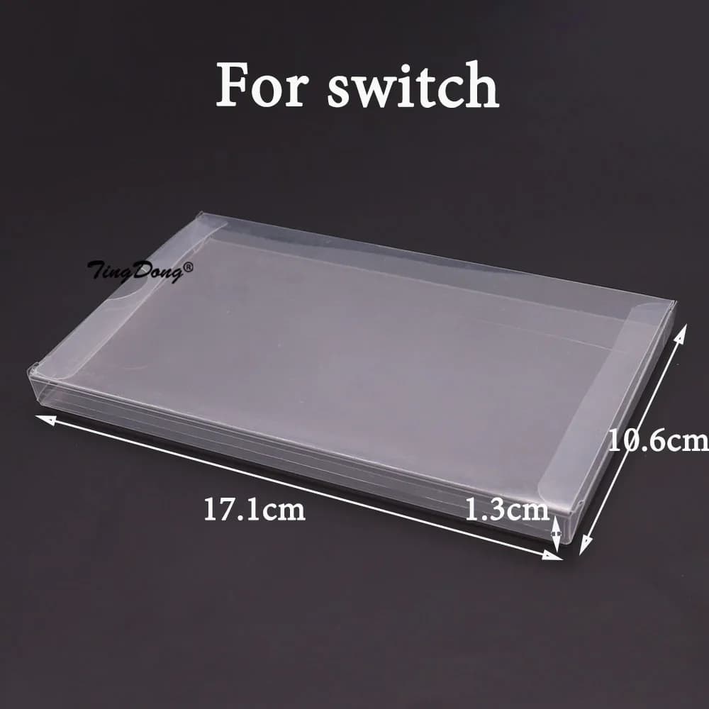 Transparent Clear Cartridge Protective Case Cover For GB GBA GBC SNES N64 NES NGPC Switch Protector Box  For PS5 For PS4 /PS3 - 3