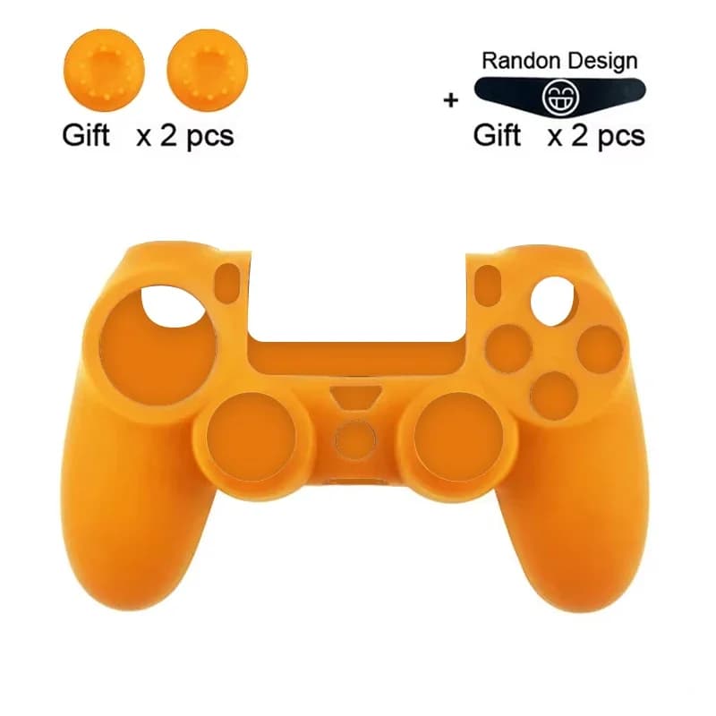 DATA FROG Anti-Slip Silicone Protective Case For PS4 Controller Soft Cover For PS4 / PS4 Pro / PS4 Slim Gamepad - 5