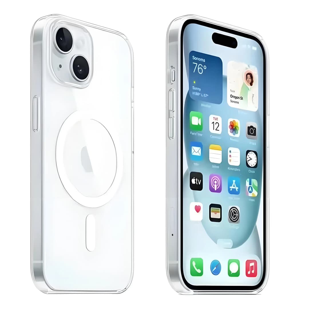 Magnetic Original Clear Case For iPhone 17 16 15 14 Plus13 12 mini  11 Pro Max Funda For Magsafe Silicone Transparent Cover