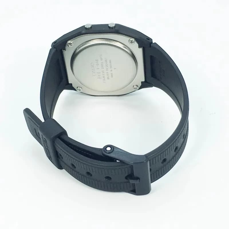Casio Watches for men Stylish Simple Casual Watch Water Resistant Alarm Stopwatch Retro Square Digital Design - 4