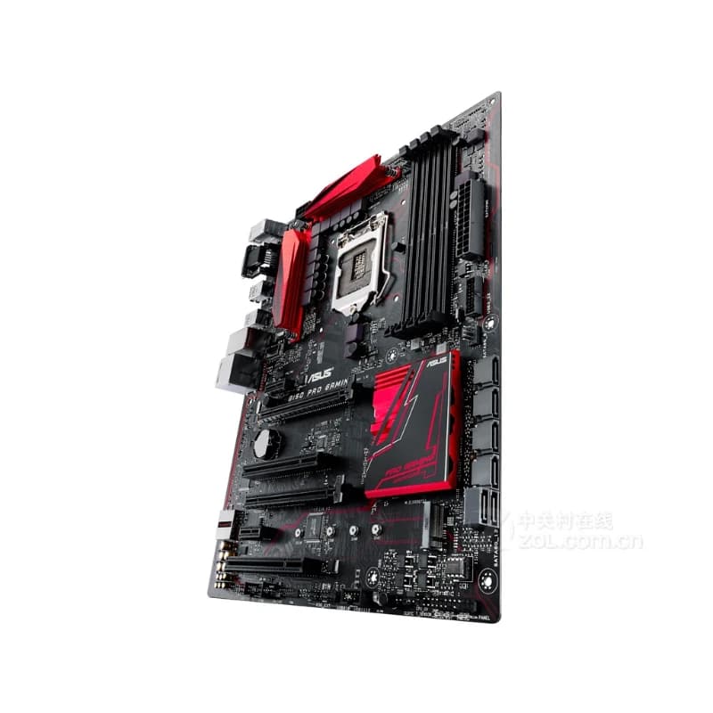 ASUS B150 PRO GAMING Intel B150 LGA 1151 4 x DDR4 DIMM 64GB PCI-E 3.0 1 x M.2 SATA3 VGA HDMI USB3.1 ATX Used Motherboard - 6