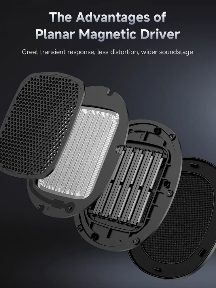 سماعات رأس إديفاير ساكس سبيريت S5 لاسلكية مغناطيسية مسطحة بلوتوث 5.4 هاي-ريز صوت 80 ساعة تشغيل وسادات جلد الخراف - 2