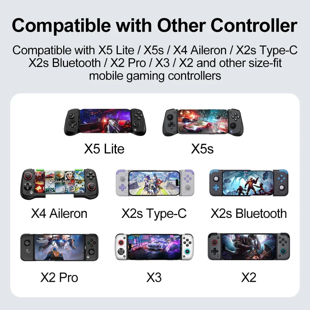 حقيبة حمل Gamesir G8 Galileo X5 Lite X5s لـ X2 Pro وX2s Type-C وBluetooth Mobile Gamepads مع حماية وصندوق تخزين - 3