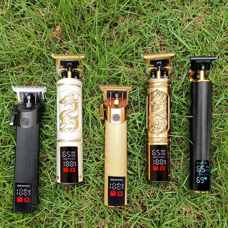 ماكينة حلاقة كهربائية احترافية جديدة مقاومة للماء للرجال، أداة تشذيب اللحية وآلة حلاقة T9 لقص الشعر